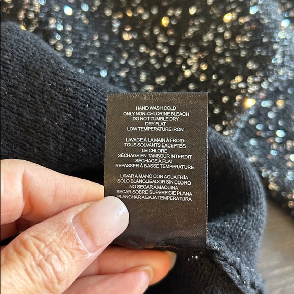 VELVET By Graham & Spencer Opaline Sequin Knits Sweater - Picture 7 of 9